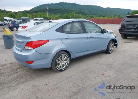 2013 Hyundai Accent Gls from USA, damaged, VIN KMHCT4AE3DU585205